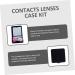 Frcolor Contact Lens Container - Halloween Glasses Organizer with Suction Rod Holder & Travel Case | Perfect for International Shipping - Buy Online on GoSupps.com