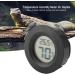 Scicalife Round Pet Digital Hygrometer | Electronic Reptile Humidity Meter - Black | 1pcs - Buy Online on GoSupps.com