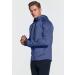 TSLA Men's Full Zip Hoodie Jacket - Lightweight Performance Training Jacket - Dusty Blue - Size Medium - Buy Online on GoSupps.com