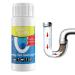 Toilet Pipe Cleaner - Powerful Dredge Powder with High-Density Formula - Sink and Drain Pipe Dredging Powder for Bathroom Toilet Stains Floor Drain Food