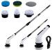 Electric Tub Cleaning Brush | Cordless Scrubber for Bathroom | Cordless Tile Water Stains Cleaning Brush for Tub Kitchen Sink Wall Floor