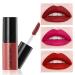 LAMUSELAND Matte Mini Liquid Lipstick Set - 12 Colors Long-Lasting High Pigment Travel Kit, Waterproof Non-Stick Cup Lip Gloss Makeup Gift for Women & Girls (Black) - Buy Online on GoSupps.com