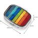 Buy Colored Wood Printed Square Pill Box | Portable Travel Medicine Organizer - International Shipping Available - Buy Online on GoSupps.com