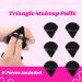 Powder Puff Face Triangle 6 Pieces Triangle Makeup Puff with Strap Washable Reusable Soft Plush for Loose Powder Mineral Powder Foundation Contouring Under Eyes (Black). - Buy Online on GoSupps.com