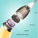 Electric Ear Nose Suction Kit - Multi-Function Nasal Aspirator & Wax Remover (White Yellow) - Buy Online on GoSupps.com