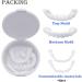 BGZ 4-Piece Cosmetic Teeth Veneers - Instant Perfect Smile | Temporary Fake Teeth for Men & Women | Cover Broken & Missing Teeth - Buy Online on GoSupps.com