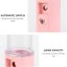 Baluue 1pc Humidifier Face Steamer Mini USB Mini Face Steamer Handheld Spray Device Makeup Device Abs Pink 11.5X3CM - Buy Online on GoSupps.com