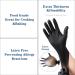 YKANG Black Disposable Nitrile Gloves - Latex Free, 100 PCS Exam Gloves for Food Prep, Cooking - Large Size - Buy Online on GoSupps.com