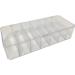 Daily Contact Lens Organizer - Clear Plastic Box with Lid | Dustproof 7-Grid Storage for Lenses & Small Items - Buy Online on GoSupps.com