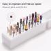 lmoikesz 30 Holes Nail Art Drill Storage Box Bit Holder Cover Tool Plastic Dustproof Case Manicure Accessories Organizer White - Buy Online on GoSupps.com