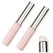 2Pcs Lipstick Brush Set - Soft Silicone Lip Applicator with Dust-Proof Cover for Lip Balm Lip Gloss & Concealer - Portable & Transparent - Buy Online on GoSupps.com