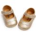 MASOCIO Baby Girl Mary Jane Shoes | Anti-Slip First Walking Shoes 12-18 Months | Gold - Buy Online on GoSupps.com