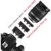 D&F AF Auto Focus Macro Extension Tube Set for Canon EOS EF Lens - Compatible with 7D, 500D, 600D, 700D, 5D Mark II III, Rebel T2i T3i T5i - Buy Online on GoSupps.com
