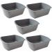 Wash Basins  Rectangular Plastic Hospital Bedside Soaking Tub 5 Pack Small 7 Quart Graduated Bucket - Portable Washbasin for Washing  Cleaning  Foot Bath  Washing Dishes  Face Cleansing Bowl - Buy Online on GoSupps.com