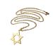 Oralgos fashionable hexagonal star chain jewelry chic stainless steel star trailer collarbone chain jewelry for fashionists shape stainless steel