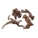 emours Natural Driftwood Branches Reptiles Aquarium Decoration Assorted Size Small 4 Pieces
