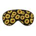 Sunflower Flower Sleep Mask for Women Adjustable Sleeping Eye Shades Cover with Elastic Strap
