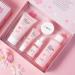 Sakura Skincare Gift Set - 5pcs Travel Kit with Cleanser Toner Serum Eye Cream & Face Cream for Women & Girls | International Shipping - Buy Online on GoSupps.com