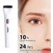 Buy USB Rechargeable Heated Eyelash Curler | Fast Heating Natural Curl & Long-Lasting Results | Perfect Eye Makeup Tool - Buy Online on GoSupps.com
