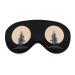 Vintage Full Moon & Pine Tree Soft Eye Mask with Adjustable Strap Light Blocking Night Sleeping Travel Nap for Men Women