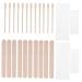 WOONEKY 400pi ces Kit De De Cire Et B tons Applicateurs Pour pilation De D pilation Pour Et Visage De Cire Blanches Et B tons