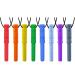 Sensory Chew Necklace by GNAWRISHING, 8 Pack Cylinder Chew Necklaces for Sensory Kids, Made from Food Grade Silicone for for Autistic, ADHD, Oral Motor Boys and Girls Children (Rainbow Color)