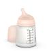 Suavinex Zerozero Baby Bottle Set - 180 ml Adaptable Flow + Mini Pacifier for 0-2 Month Olds - 2 Units in Skin Colors | International Shipping - Buy Online on GoSupps.com