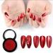 Red Chrome Nail Powder Set - Reflective Glitter Metallic Effect | 3D Holographic Red Pigment Dust for Nails Art - Buy Online on GoSupps.com
