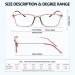 Shop Kaeoisfu Super Light Reading Glasses for Men & Women | Anti-Blue Light & Comfortable | Classic Fashion - Braun 36 | 1.0 Dioptria - Buy Online on GoSupps.com