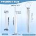 Shower Head Cleaning Brush Tool - Anti-Clogging Cleaner for Shower Nozzles | White Crevice Brush - Buy Online on GoSupps.com
