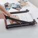 TAINSE Paper Cutter  Paper Trimmer 12 Cutting Length with Safety Blade Lock  10 Sheets Capacity  Heavy Duty Wooden Base  Paper Slicer Cutter for Home  Office - Wood - Buy Online on GoSupps.com