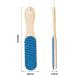 Foot File with Wooden Handle - Effective Callus Remover & Dead Skin Removal Tool for Men & Women | Premium Foot Care - Buy Online on GoSupps.com