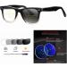 EFLAL Multifocal Varifocal Women's Retro Acetate Glasses - UV400 Transition Photochromic & Reading - Stylish Black Pink - 3 in One Design - Buy Online on GoSupps.com