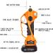 Electric Pruning Shears 30Mm Branch Cutter Cordless Professional Rechargeable Garden Cutting Shears for Hedge Trees Branches & Twigs Shears Cutter Small Gift - Buy Online on GoSupps.com