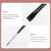 Beavorty Angled Brow Brush 6pcs Eyeliner Makeup Brush Ladies Suits Makeup Eyeliner Wand Flat Brush Girl Fine Point Cosmetic 15.6x1cm Black - Buy Online on GoSupps.com