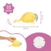 Badabull Soft Silicone Projection Night Light - 5 Lullabies & 2 White Noises - Automatic 30 Min Shutdown - Battery Operated - Buy Online on GoSupps.com