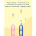 FOSOO Kids Electric Toothbrush Heads - Smaller Head & Soft Bristles (Ages 3+) - 4 Pack - Buy Online on GoSupps.com