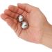 Top Chi 1 Inch Stainless Steel Baoding Balls with Carry Pouch - Non-Chiming Hand Therapy Balls for Anxiety and Stress Relief - Buy Online on GoSupps.com
