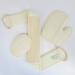 Aimisin Loofah Bathing Set: Exfoliating Glove, Back Scrubber & Pad for Skin Cleansing - Men and Women Body Exfoliator for Bath, Spa & Shower - Buy Online on GoSupps.com
