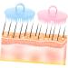 Buy Ipetboom 6-in-1 Shampoo Massage Brush | Scalp Shower Tool for Hair Washing | International Shipping Available - Buy Online on GoSupps.com