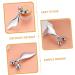 Beavorty 2pcs Dolphin Scraping Board Tools Walker Face Massage Roller Eye Manual Roller for Lady Facial Rollers Face Roller Facial Massaging Tool Stainless Steel Woman Double Head Massager 11.40X4.70X3.00CMx2pcs Silverx2pcs - Buy Online on GoSupps.com