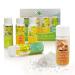 KK Sauna set with salt peeling |KK sauna infusion set "Tuscany" 4 x 100 ml + 200 g KK Saunas salt "Honey" |Sauna concentrate + sauna peeling salt "honey"