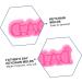 STOBOK Silicone Gumdrop Mold 12 Pcs Keychain Mold Dad Silica Gel Chocolate Candies Key Chain Resin Silicone Mold Pinkx2pcs 8X4.2X1CMx2pcs - Buy Online on GoSupps.com