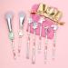 Shop WBTY 7 Cute Unicorn Makeup Brushes Set | Kawaii Eyeshadow Blush & Concealer Brushes with Metal Grip & Storage Bag - International Shipping Available! - Buy Online on GoSupps.com
