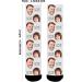 Personalized Photo Socks for Men & Women - Custom Aolun Black & Gray Socks - Perfect Couple Gift S/M Size - Buy Online on GoSupps.com