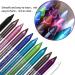 MAFK 2-Color Eyeliner & Eye Shadow Pencil Kit - Professional Makeup Metallic & Glitter Pen for Women - White - Buy Online on GoSupps.com