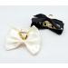 Gerulyss 2 Pcs Black No-Slip Large Hair Bows Barrettes for Women - Champagne Metal Hair Claw Clips with Acrylic Bow - Hair Accessories Clips for Thick Hair - Buy Online on GoSupps.com