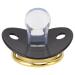 Silicone Baby Pacifier with Clips - Bling Pacifier for 6-18 Months - Black | International Shipping - Buy Online on GoSupps.com