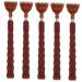 Minkissy 5 pieces stretched tickle metal back scratch body massager wood hand massage device telescopic massage tool rakel back accessories telescopic back massage device palanese household scrapers