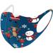 Riou 5-Piece Children's Christmas Face Masks | Washable Silk Breathable Neck Scarves for Girls - Buy Online on GoSupps.com